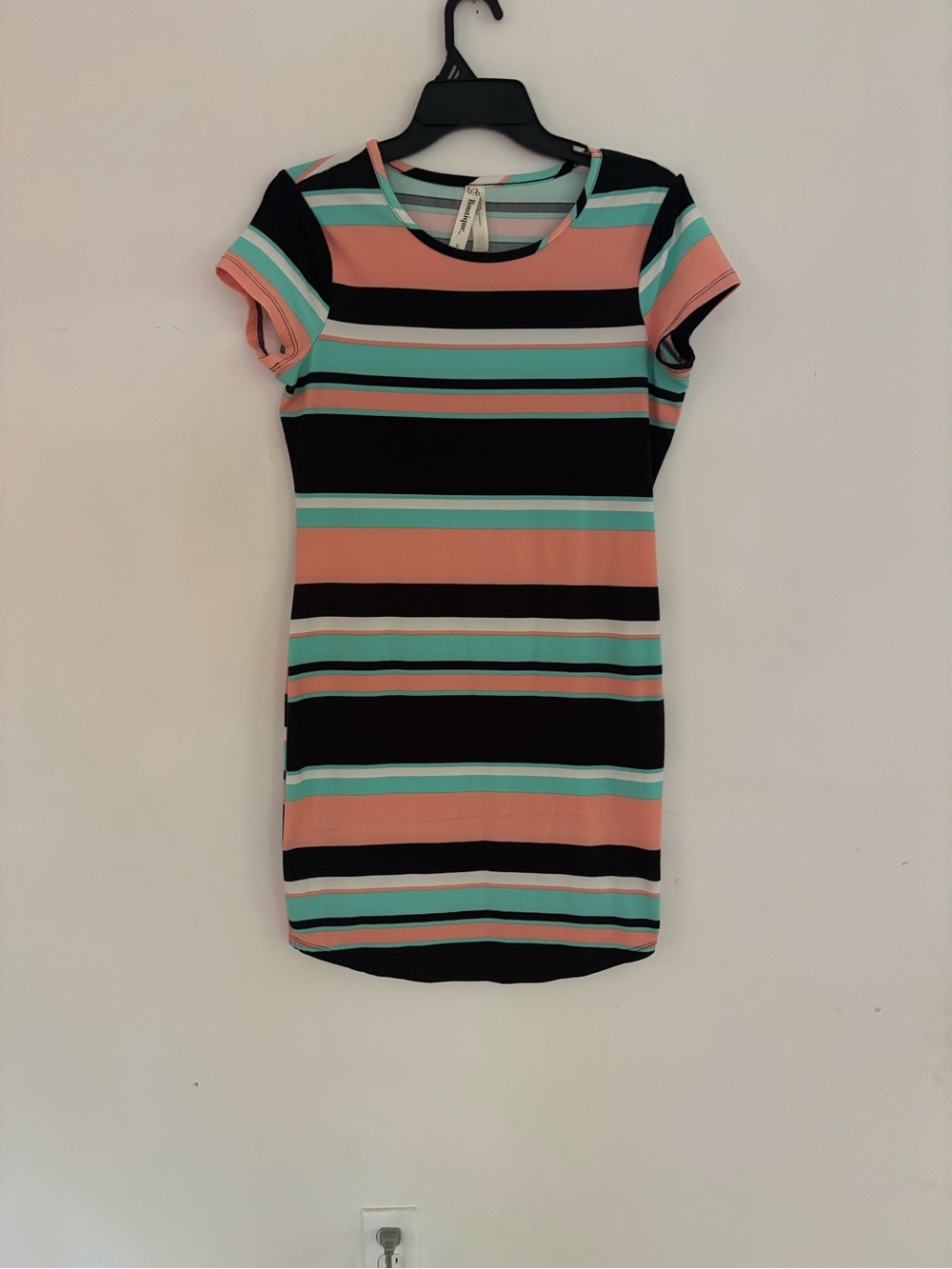 B&B Boutique Striped T-Shirt Dress Size Small